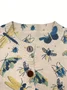 Ethnic Butterfly Loose Crew Neck Cardigan
