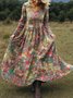 Women's Maxi Dress A-Line Skirt Holiday Casual Bohemian Beach Ethnic Pattern