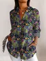 V Neck Casual Shirt