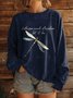Women's Sweatshirt Animal Pattern Casual Long Sleeve Crew Neck Top Street Daily Print