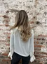 Cotton V Neck Casual Shirt