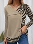 Regular Fit V Neck Cotton Casual T-Shirt