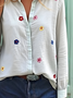 Women's Everyday Pattern Shirt Elegant Vintage Long Sleeve Spring and Autumn Tops