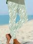 Casual Printing Floral Leggings