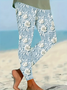 Casual Printing Floral Leggings