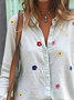 Women's Everyday Pattern Shirt Elegant Vintage Long Sleeve Spring and Autumn Tops