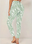 Casual Printing Floral Leggings
