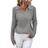 Regular Fit Casual V Neck Sweater