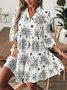 Cotton Casual Floral Regular Fit Dress With No
