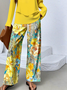 Casual Psychedelic Art Loose Two-Piece Set