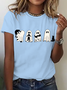 Women's Halloween Black Cat Tee