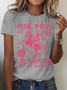Women's Pony And Heels Lover Pink Girls Clubs Disco T-Shirt