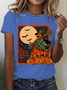 Women's Halloween Scarecrow Horror Night T-Shirt