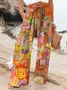 Loose Vintage Gradient Pattern Pants