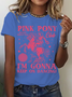 Women's Pony And Heels Lover Pink Girls Clubs Disco T-Shirt