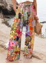 Loose Vintage Gradient Pattern Pants
