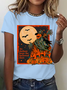 Women's Halloween Scarecrow Horror Night T-Shirt