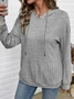 Simple Loose Sweatshirt