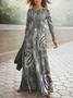 Ethnic Casual Dress With No