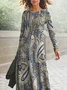 Ethnic Casual Dress With No