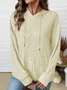 Simple Loose Sweatshirt