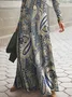 Ethnic Casual Dress With No