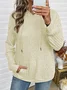 Simple Loose Sweatshirt