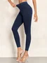 Slim-fitting Pocket Denim Yoga Pants With Hip-lifting Stretch Pants For Women With High Waist And Tummy-controlling Barbie Pants Leggings
