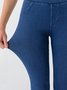 Slim-fitting Pocket Denim Yoga Pants With Hip-lifting Stretch Pants For Women With High Waist And Tummy-controlling Barbie Pants Leggings