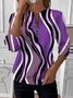 Women's Retro Art Graphic Design Everyday Long Sleeve Center Front Zip Sweatshirt