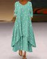 Women's Long Dress Casual Retro Design Print Fashion Modern Daily Beach Weekend
