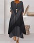 Women's Geometric Stripe Pattern Maxi Dress Stylish Modern Everyday Beach Weekend