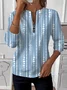Women's Retro Polka Dot Design Everyday Long Sleeve Center Front Zip Sweatshirt