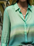 Women's Artistic Gradient Pattern Long Sleeve Shirt Fashion Modern Daily Weekend