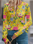 Women's Artistic Floral Pattern Long Sleeve T-shirt Fashion Modern Daily Weekend