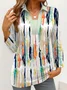 Women's Art Pattern Shirt Fashionable Modern Everyday Weekend