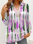 Women's Art Pattern Shirt Fashionable Modern Everyday Weekend