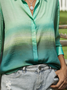 Women's Artistic Gradient Pattern Long Sleeve Shirt Fashion Modern Daily Weekend