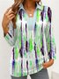 Women's Art Pattern Shirt Fashionable Modern Everyday Weekend