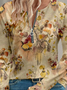 Women's Artistic Floral Pattern Long Sleeve T-shirt Fashion Modern Daily Weekend
