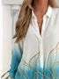 Women's Artistic Gradient Pattern Long Sleeve Shirt Fashion Modern Daily Weekend
