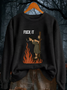 Women's Halloween Printed Casual Sweatshirts