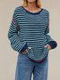 Split Joint Simple Wool/Knitting Loose Sweater