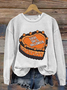 Halloween Art Print Casual Sweatshirt