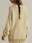 Split Joint Simple Wool/Knitting Loose Sweater
