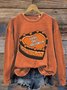 Halloween Art Print Casual Sweatshirt