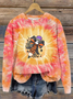 Halloween Round Neck Long Sleeve Casual Sweatshirt