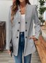 Simple Regular Fit Plain Blazer