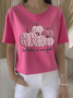 Vintage Crew Neck Cotton Regular Fit T-Shirt