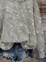 Women's Floral Abstract Print Casual Long Sleeve Hoodie